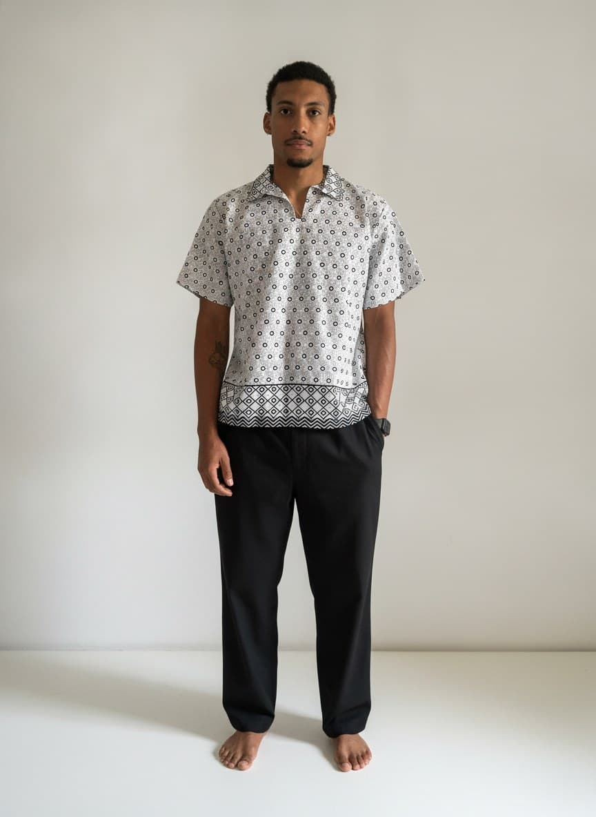 Chemise Gaoua Ornementale — vue 1